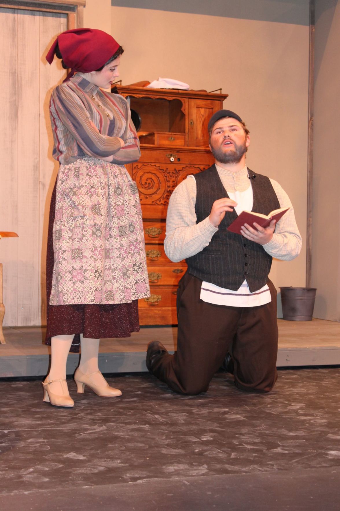 Golde and Tevye have a discussion